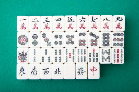 Mahjong Inventory Photographs And Shots - 123RF image relating to Mahjong Card Printable named Mahjong Inventory Visuals And Illustrations or photos - 123RF